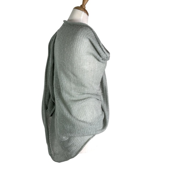 Anthropologie Pins and Needles Infinity Scarf Grey Green NWT - Picture 4 of 9